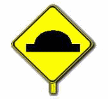 road hump ahead