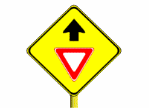 give way ahead